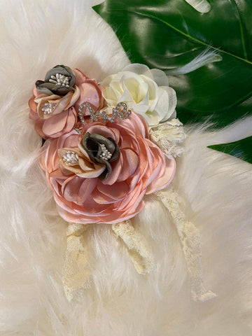 Mauve Flower Pin