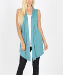Basic sleeveless cardigan