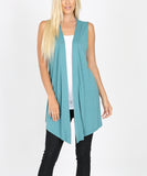 Basic sleeveless cardigan